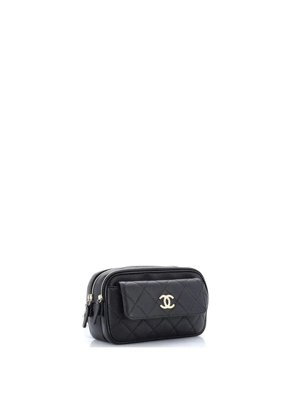 Chanel In & Out Belt Bag Quilted Caviar #242410C45B